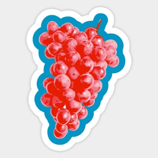 Minimalist Abstract Nature Art #54 Grapes Sticker